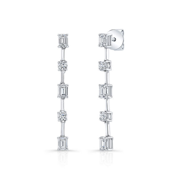 High Jewellery White Gold and Diamond Drop Earrings